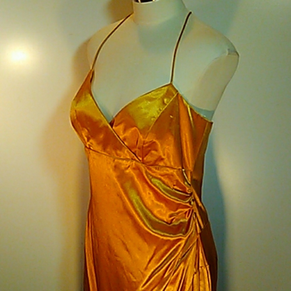 NICOLE MILLER NYC ORANGE DRESS